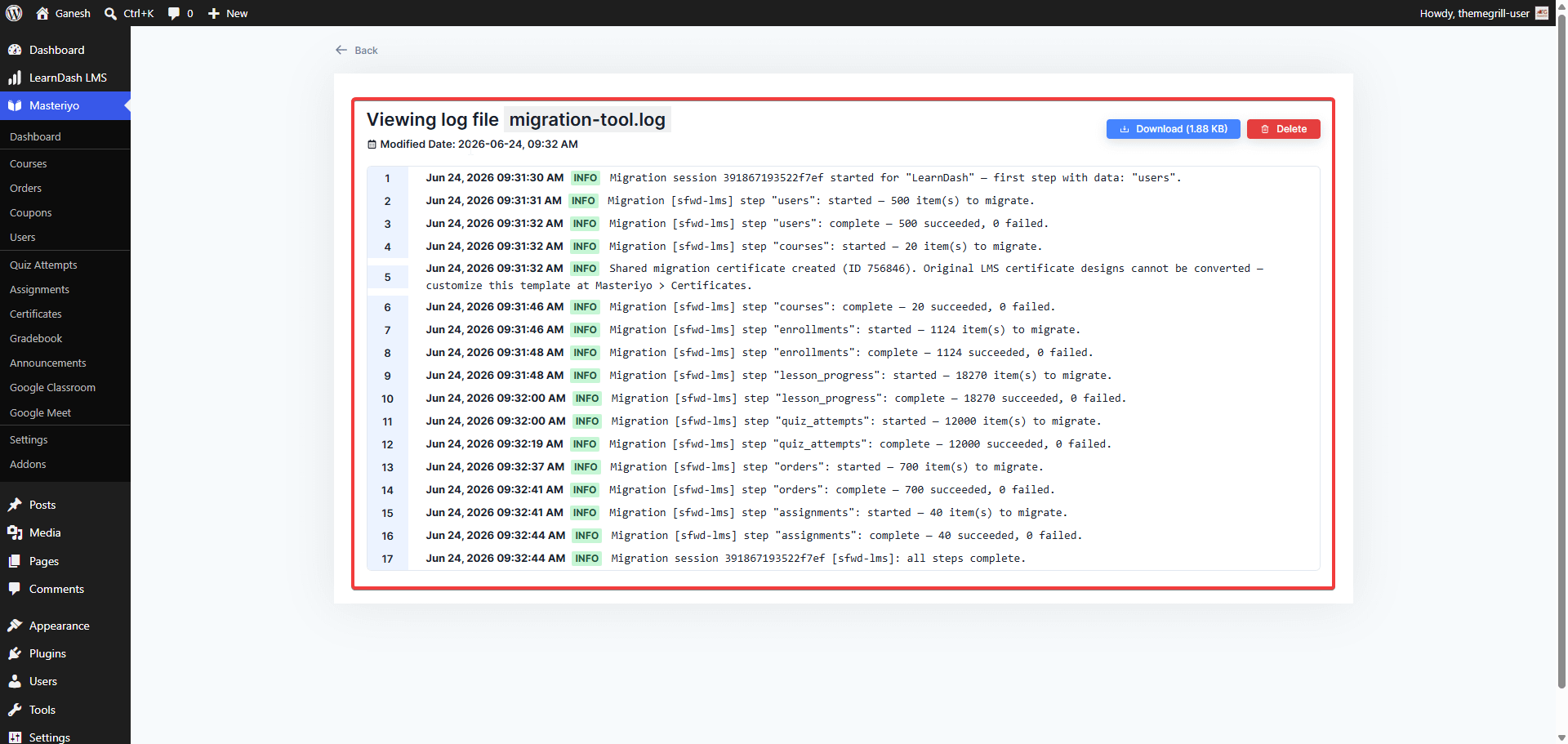 migration-tool-log-viewer